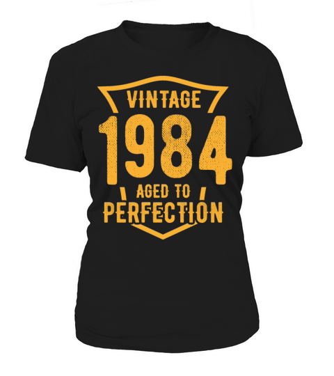 Vintage 1984 Aged To Perfection 39th Birthday Women's T-Shirt