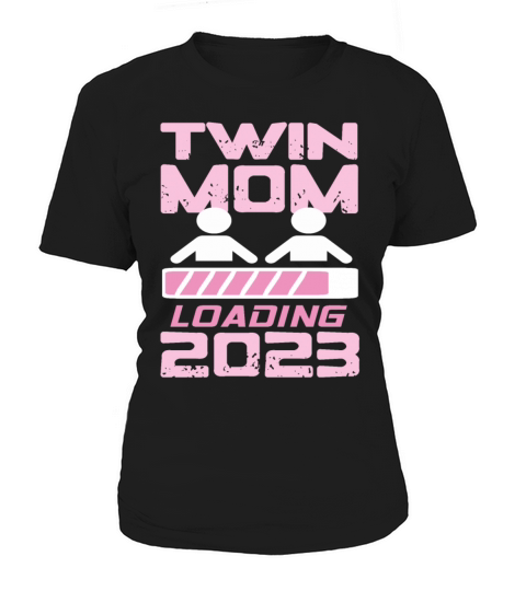 Womens Twin Mama Twin Mom to Be Pregnancy Women's T-Shirt