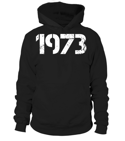 1973 Retro Vintage Birthday since in 1973 gift Hoodie Unisex