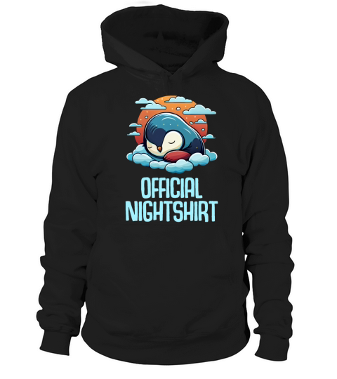 Cute Penguin Sleepshirt Nightwear Nightshirt Sleep Hoodie Unisex