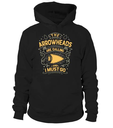 Funny Arrowhead Collecting Vintage Look Hoodie Unisex