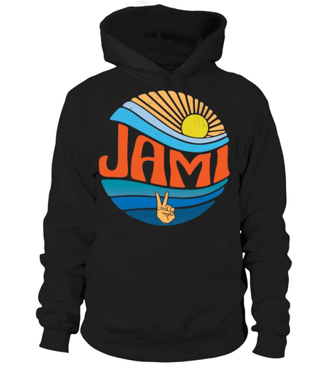 Jami Shirt Vintage Sunset Jami Groovy Tie Dye Hoodie Unisex