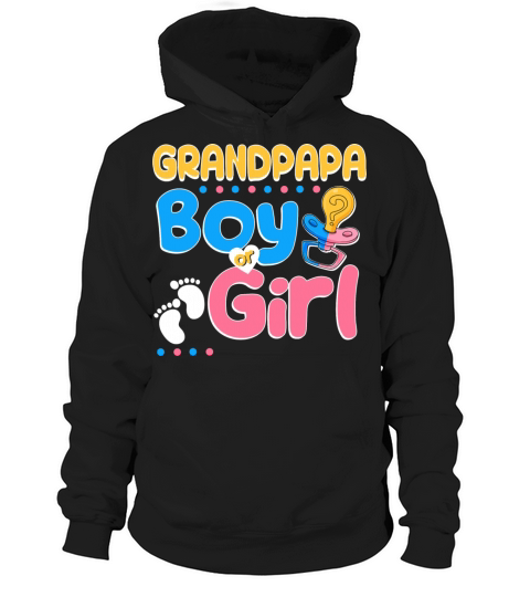 Pink or Blue Grandpapa Loves You Best Grandfather Hoodie Unisex