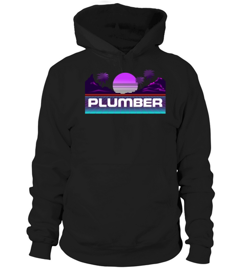 Plumbing Plumber 80s 90s Retro Hoodie Unisex
