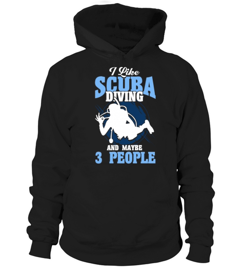 Scuba Diving Gift Underwater Lover Scuba Diver Hoodie Unisex