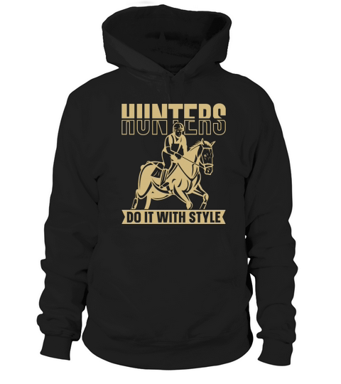 Show Jumping Hunters Do It With Equine Show Jumper Hoodie Unisex
