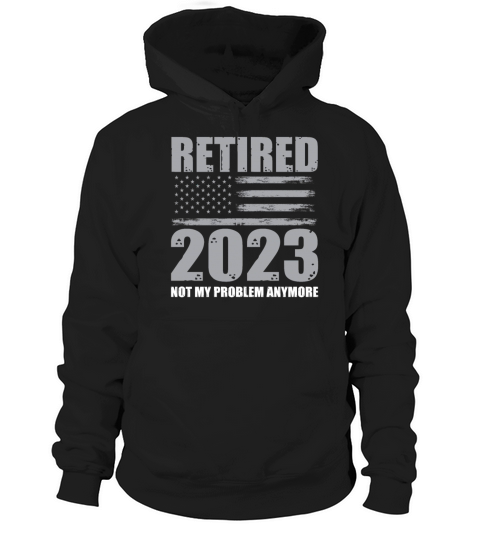 USA Flag Retirement Shirt Hoodie Unisex