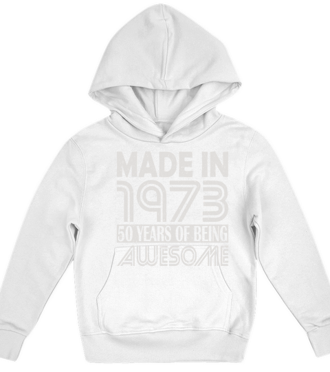 50th birthday vintage 1973 50 years Kids Hoodie