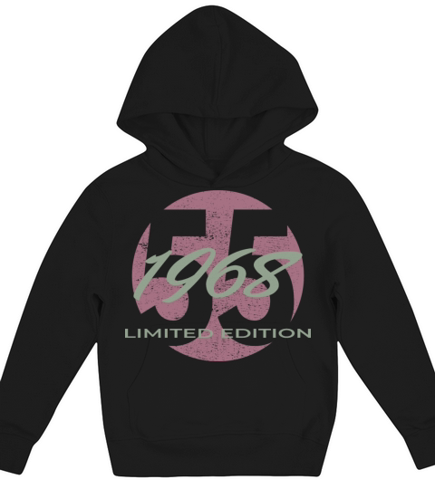 55th birthday men women 55 years 1968 vintage Kids Hoodie