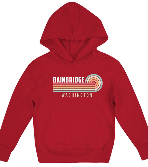 Bainbridge National Park Vintage Kids Hoodie