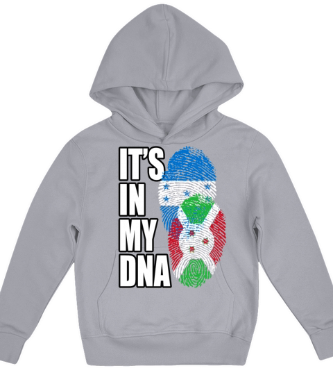 Burundian And Honduran Mix Heritage DNA Flag Kids Hoodie