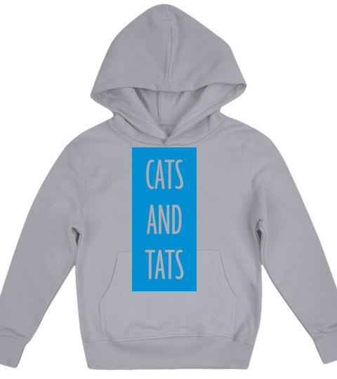 cats and tats quote Kids Hoodie