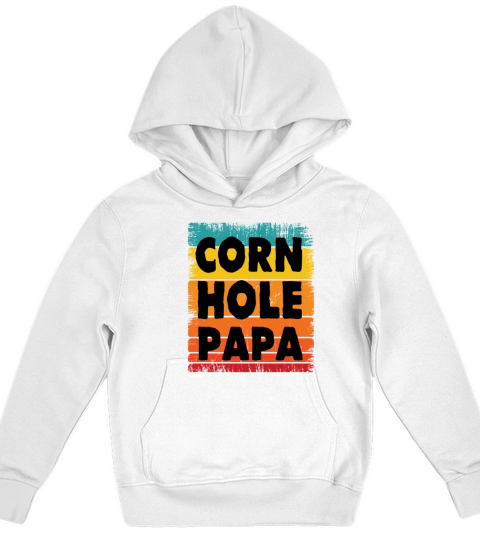 Cornhole Papa Kids Hoodie