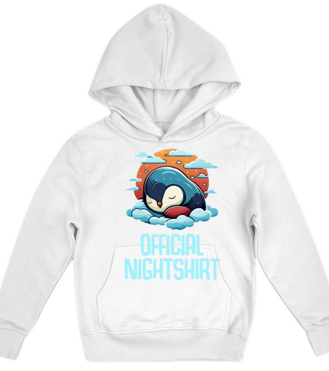 Cute Penguin Sleepshirt Nightwear Nightshirt Sleep Kids Hoodie