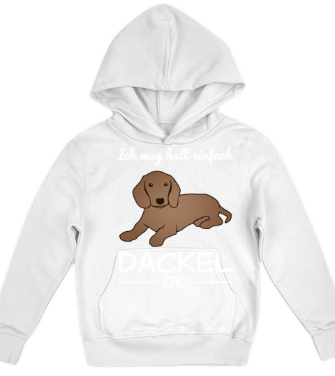 Dachshund Badger Dog Lover Quote Gift Kids Hoodie