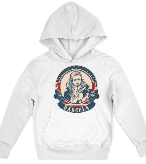 Dadcula Shirt Halloween Funny Letter Vintage Style Kids Hoodie