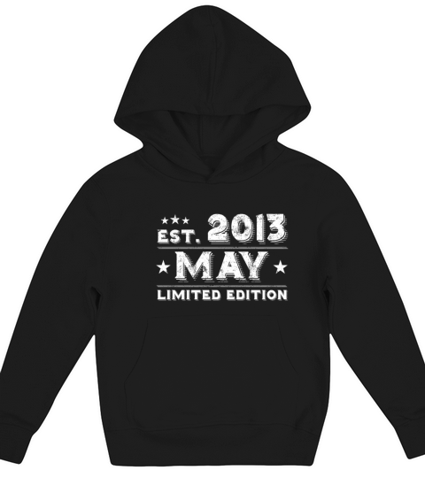 Est May 2013 - Birthday Present - Vintage Kids Hoodie