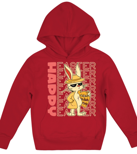 Happy Easter Shirt Frohe Ostern Bunny Hase Kids Hoodie