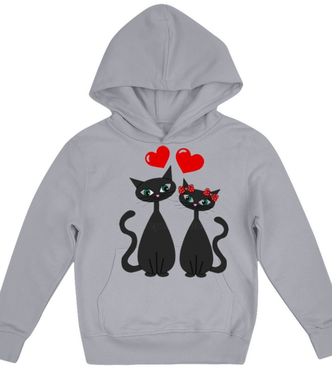 Happy valentine Day cats335 Kids Hoodie