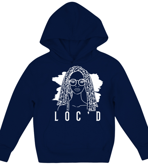 Its the Locs For Me - Afro Hair Black American Kids Hoodie