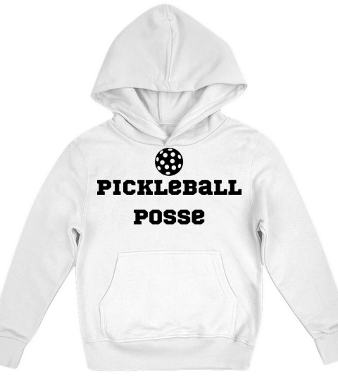 pickleball posse funny pickleball quote Kids Hoodie