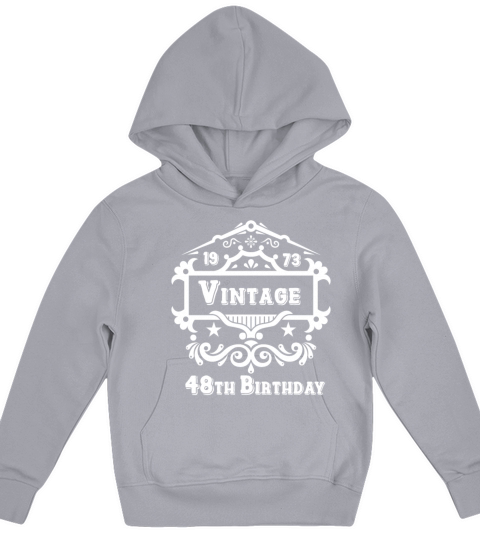 Vintage 1973 old school Kids Hoodie