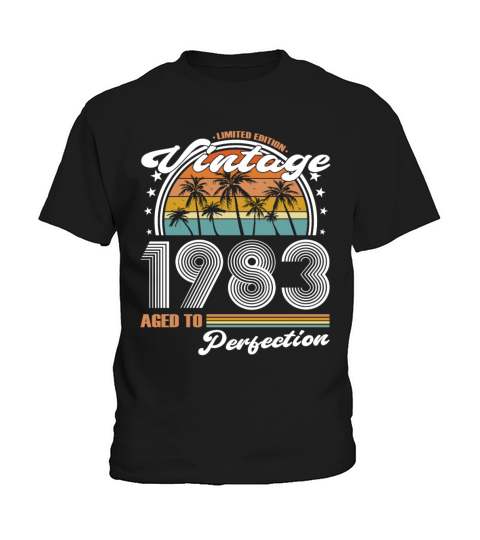 40th birthday vintage 1983 born in 1983 Kids T-Shirt