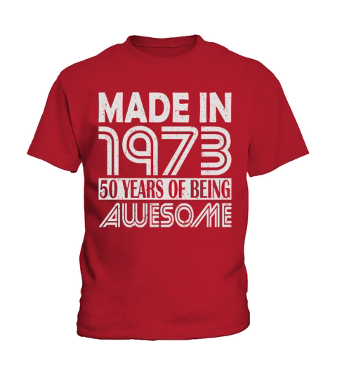 50th birthday vintage 1973 50 years Kids T-Shirt