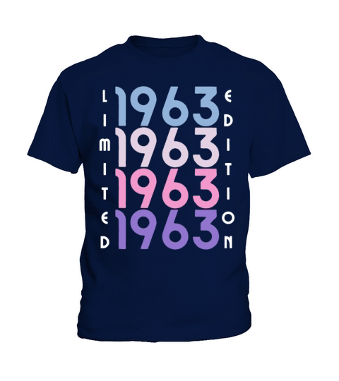 60 Years Vintage 1963 Retro 60th Birthday Kids T-Shirt