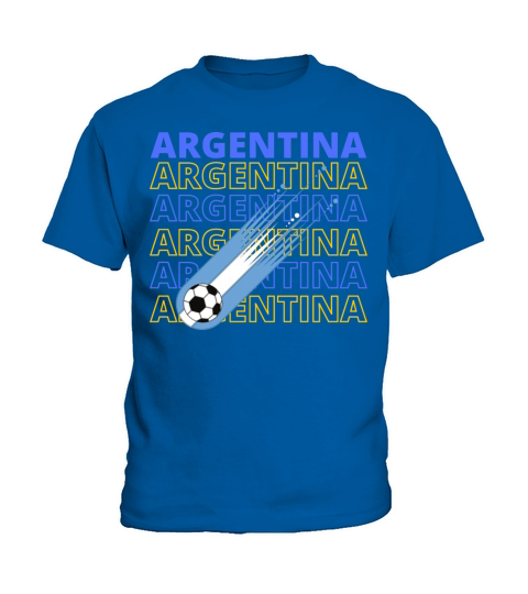 Argentina Wold Soccer Vintage Kids T-Shirt