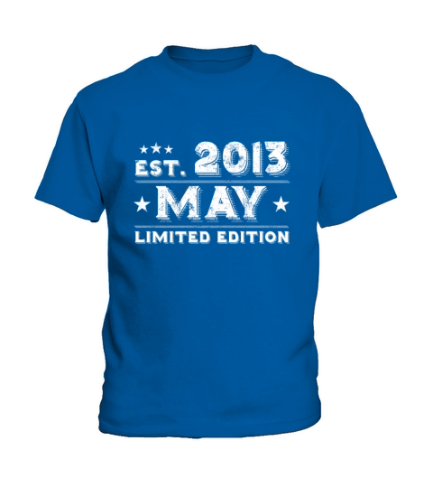Est May 2013 - Birthday Present - Vintage Kids T-Shirt