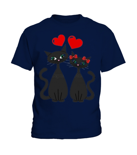 Happy valentine Day cats335 Kids T-Shirt