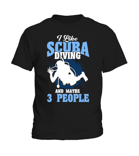 Scuba Diving Gift Underwater Lover Scuba Diver Kids T-Shirt
