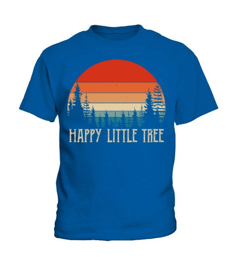Vintage Happy Little Tree Kids T-Shirt