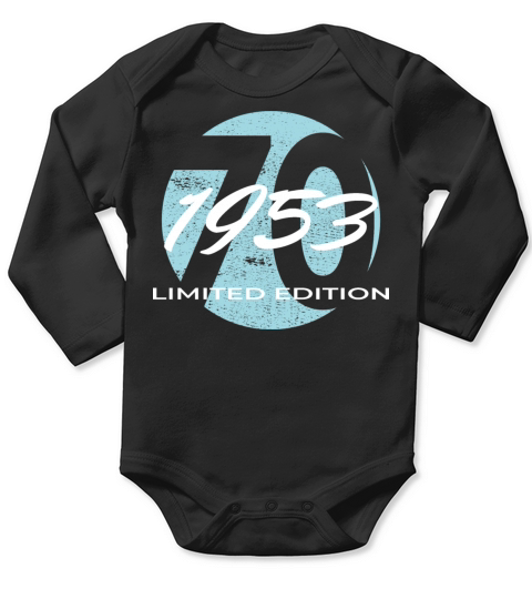 70th birthday men women 70 years 1953 vintage Long Sleeve Baby One-Piece