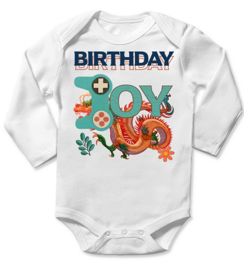Birthday boy 3 Long Sleeve Baby One-Piece