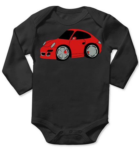 German Sportscar Long Sleeve Baby One-Piece