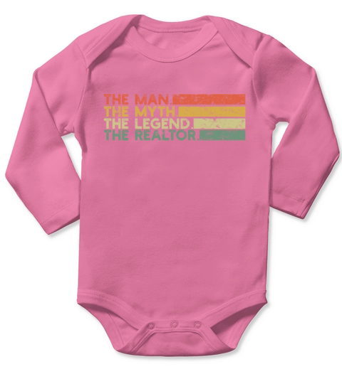 House Realtor Real Estate Agent Property Home Long Sleeve Baby One-Piece