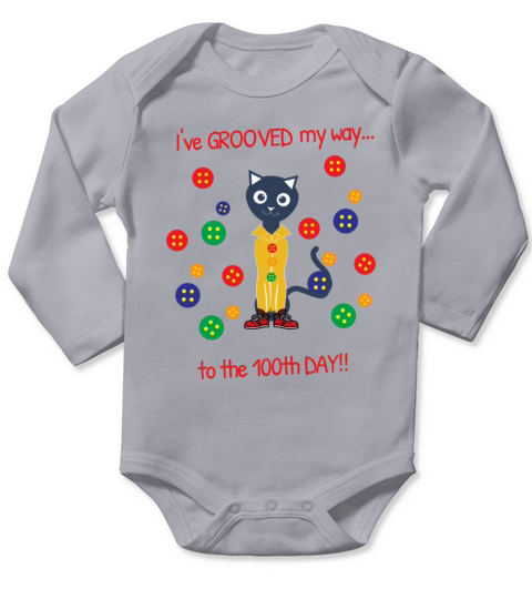 Llama Lovers One Hundred Days of School Design Long Sleeve Baby One-Piece
