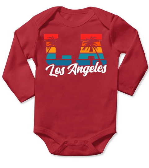 Los Angeles LA California Gift Long Sleeve Baby One-Piece
