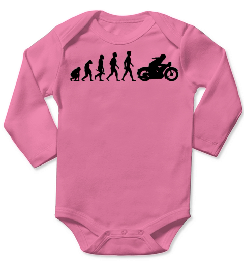 motorrad moped motorcycle motorbike evolution8 Long Sleeve Baby One-Piece