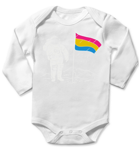 Pansexual Pride Funny Design Colors Of PANSEXUAL Long Sleeve Baby One-Piece
