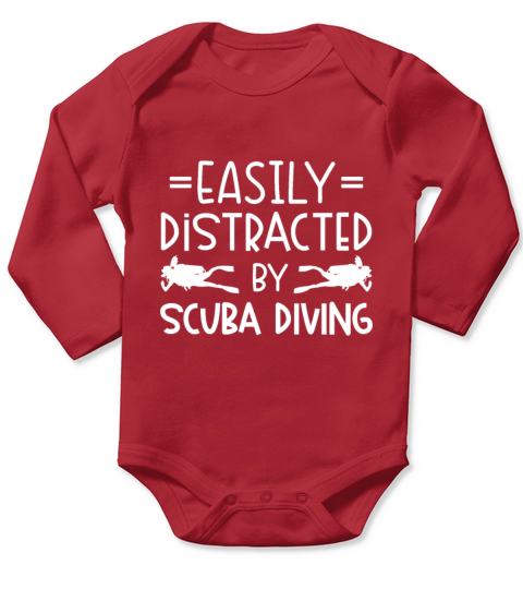Scuba Diving Gift Underwater Lover Scuba Diver Long Sleeve Baby One-Piece