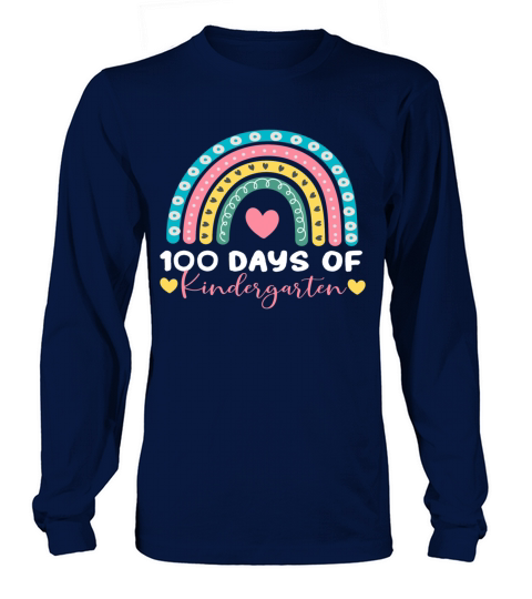 100 Days Of Kindergarten Long sleeved Unisex