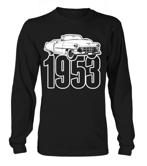 1953 Cadillac Series 62 Convertible Illustration Long sleeved Unisex