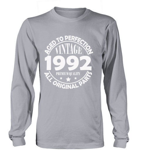 1992 vintage vintage retro birthday gift Long sleeved Unisex