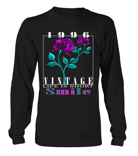 1996 Born Vintage Rose Gift Long sleeved Unisex