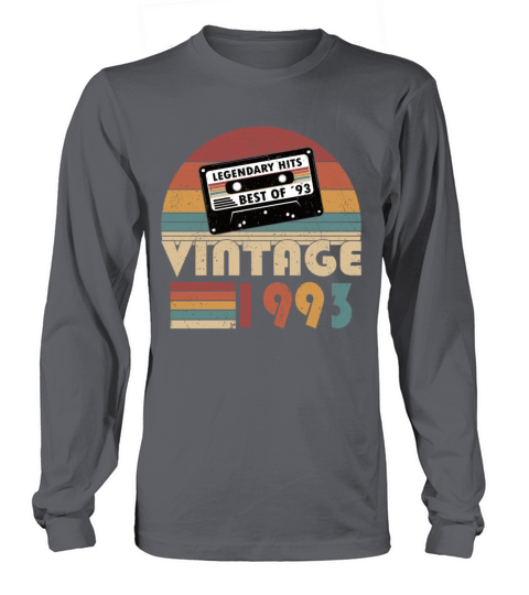 30th birthday vintage 1993 best of 1993 Long sleeved Unisex