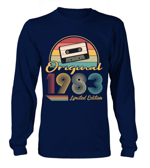 40th birthday vintage 1983 original 1983 Long sleeved Unisex