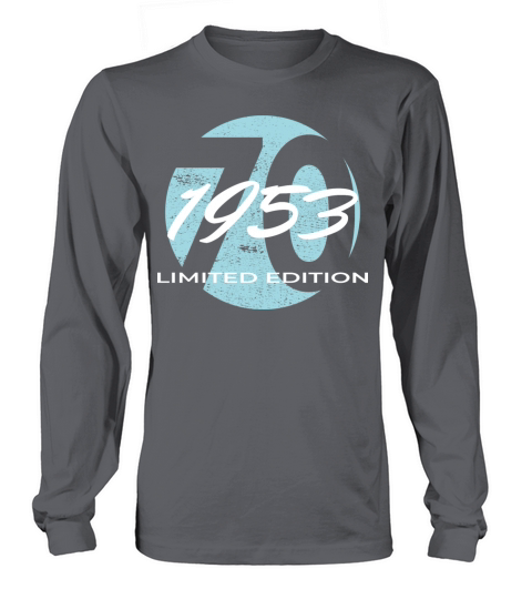 70th birthday men women 70 years 1953 vintage Long sleeved Unisex